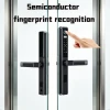 Graffiti wifi remote control narrow-side door fingerprint broken bridge aluminum lock outdoor waterproof balcony electronic combination lock Application Scenario